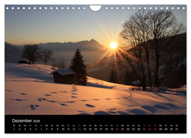 Produktbild: Berner Oberland (Wandkalender 2026 DIN A4 quer), CALVENDO Monatskalender
