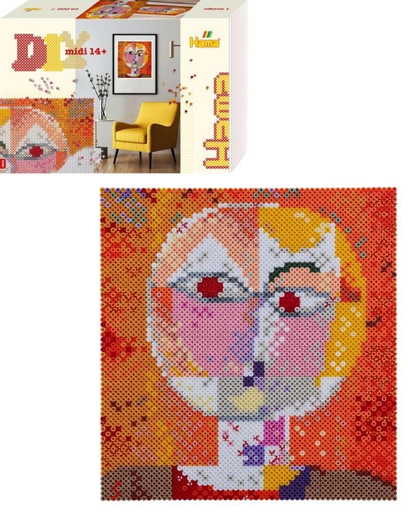 Bild vom Artikel Hama 3609 - Geschenkpackung DIY midi Art 14+, Motivvorlage Paul Klee, mit ca. 10.000 Bügelperlen und Zubehör vom Autor 
