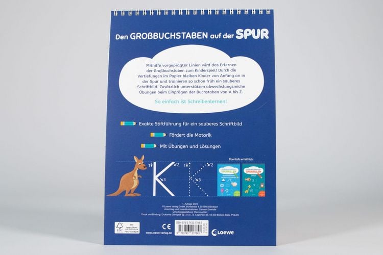 Produktbild: Schreiben lernen mit Spurrillen - Gro&szlig;buchstaben