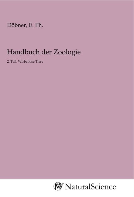 Produktbild: Handbuch der Zoologie