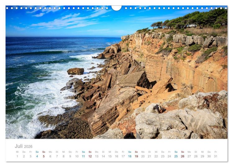 Produktbild: ESTORIL - die sch&ouml;nsten Badeorte Lissabons (Wandkalender 2026 DIN A3 quer), CALVENDO Monatskalender