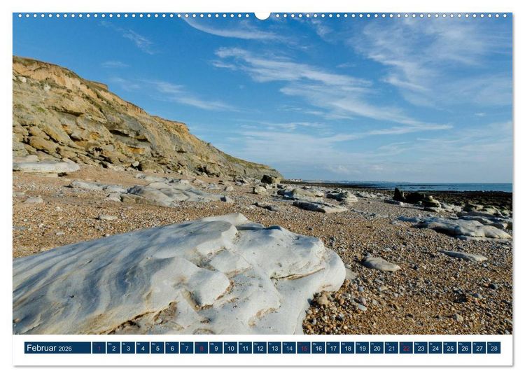Produktbild: Normandie - raue K&uuml;sten, sanfte H&uuml;gel (hochwertiger Premium Wandkalender 2026 DIN A2 quer), Kunstdruck in Hochglanz
