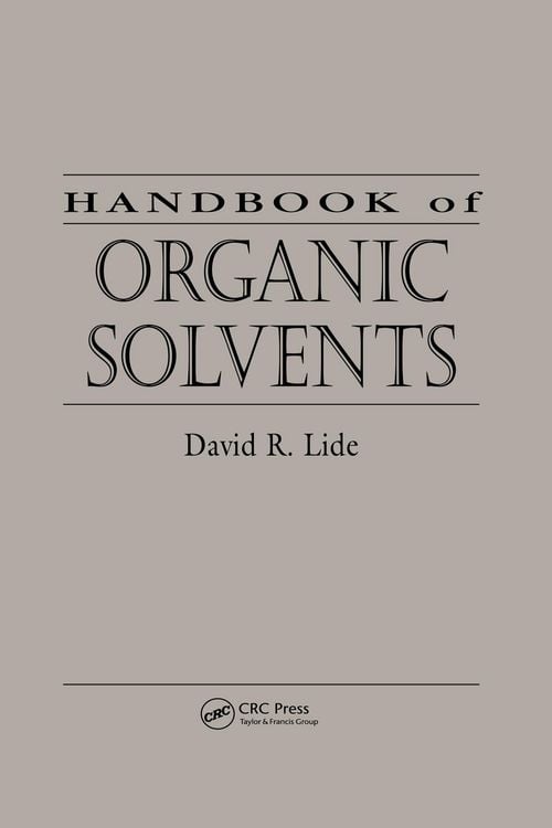 Produktbild: Handbook of Organic Solvents