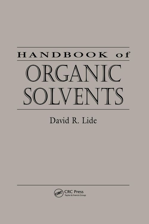 Produktbild: Handbook of Organic Solvents
