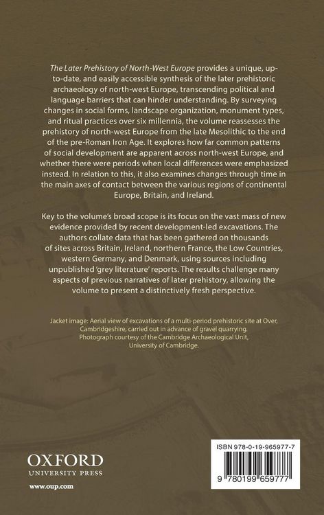 Produktbild: Later Prehistory of North-West Europe