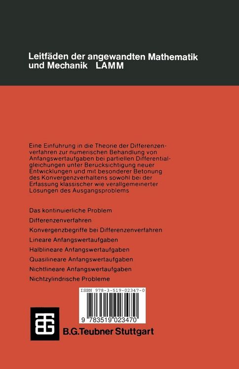 Produktbild: Differenzenapproximationen partieller Anfangswertaufgaben