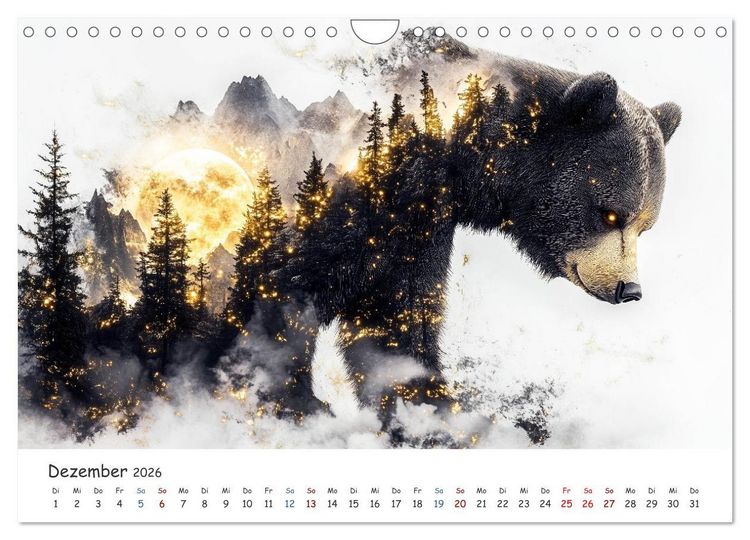 Produktbild: W&auml;chter des Zauberwaldes (Wandkalender 2026 DIN A4 quer), CALVENDO Monatskalender