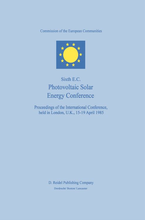 Produktbild: Sixth E.C. Photovoltaic Solar Energy Conference