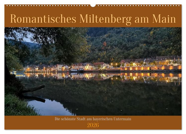 Produktbild: Romantisches Miltenberg am Main (Wandkalender 2026 DIN A2 quer), CALVENDO Monatskalender