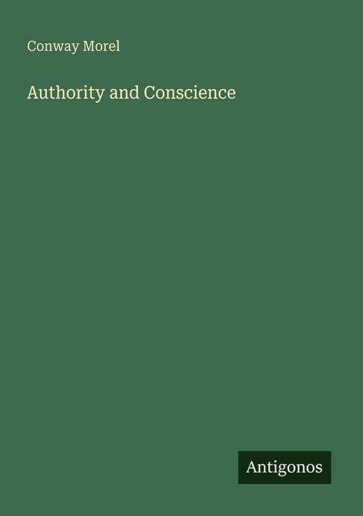 Produktbild: Authority and Conscience