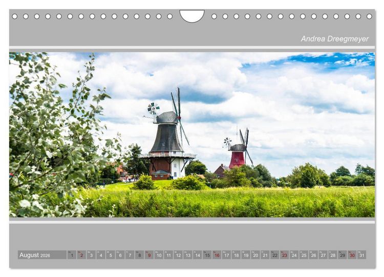 Produktbild: Greetsiel-Panorama (Wandkalender 2026 DIN A4 quer), CALVENDO Monatskalender