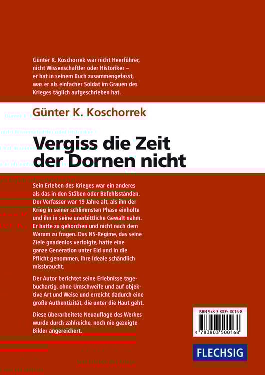 Produktbild: Vergiss die Zeit der Dornen nicht