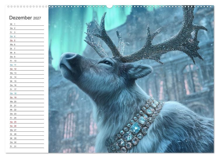 Produktbild: Tierisch genial (Wandkalender 2027 DIN A2 quer), CALVENDO Monatskalender