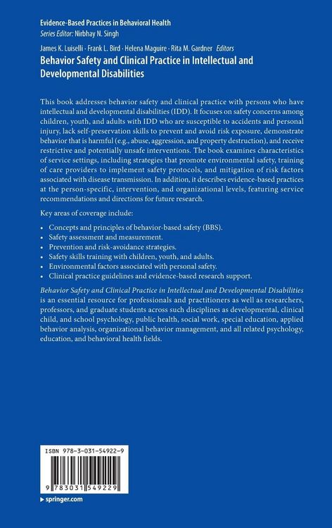 Produktbild: Behavior Safety and Clinical Practice in Intellectual and Developmental Disabilities