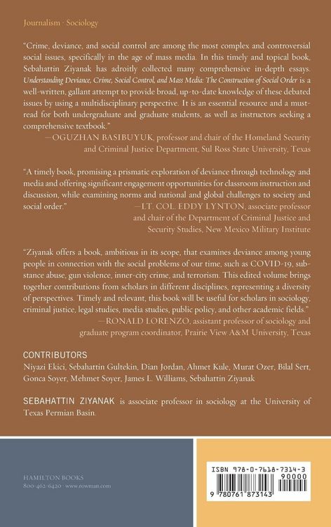 Produktbild: Understanding Deviance, Crime, Social Control, and Mass Media