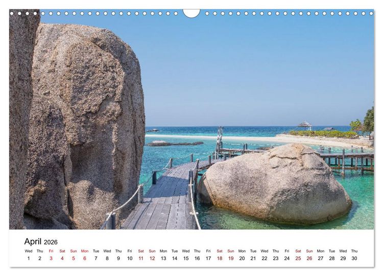 Produktbild: Destination Thailand (Wall Calendar 2026 DIN A3 landscape), CALVENDO 12 Month Wall Calendar