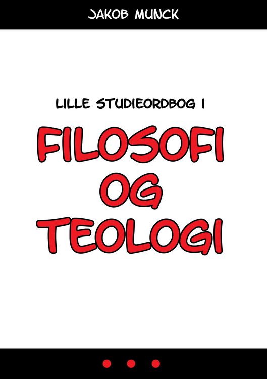 Produktbild: Lille studieordbog i filosofi og teologi