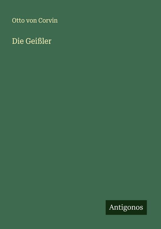 Produktbild: Die Gei&szlig;ler