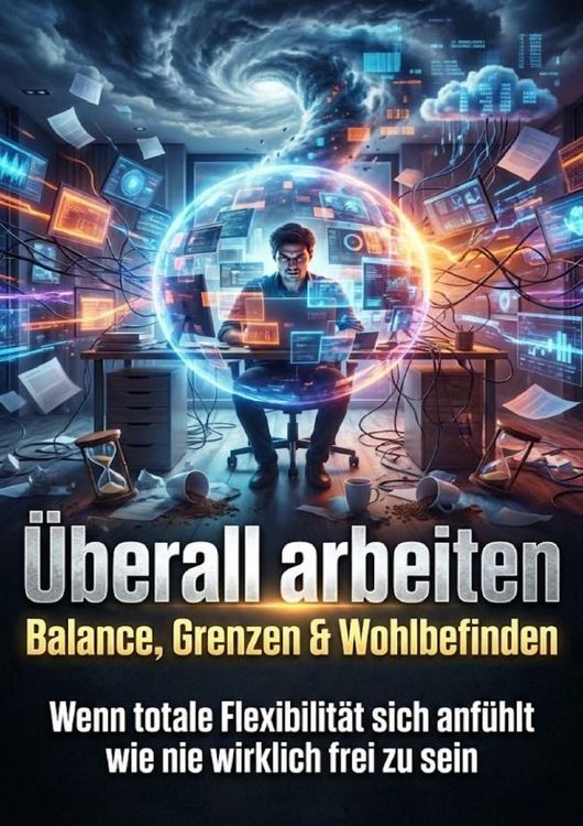 Produktbild: &Uuml;berall arbeiten: Balance, Grenzen &amp; Wohlbefinden