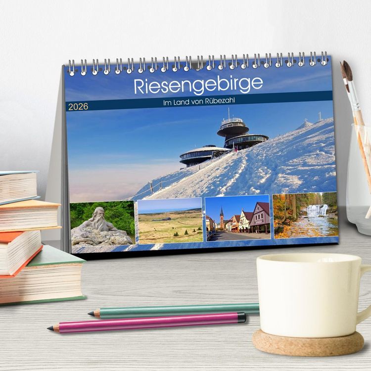 Produktbild: Riesengebirge - Im Land von R&uuml;bezahl (Tischkalender 2026 DIN A5 quer), CALVENDO Monatskalender