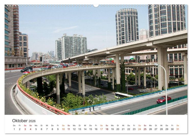Produktbild: China - Tradition und Moderne (Wandkalender 2026 DIN A2 quer), CALVENDO Monatskalender