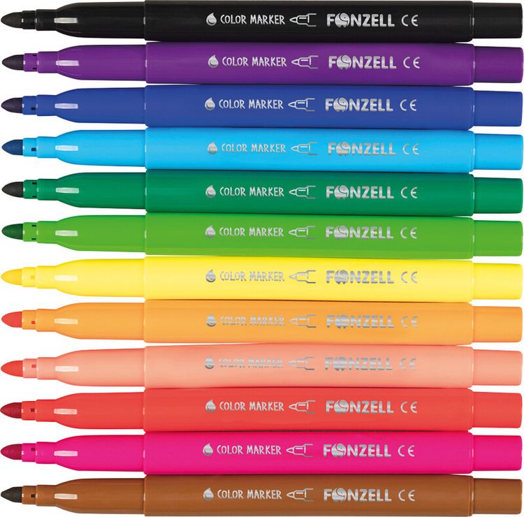 Produktbild: Marker auswaschbar kids 12er