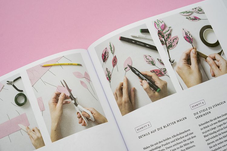Produktbild: Zimmerpflanzen aus der Papierwerkstatt