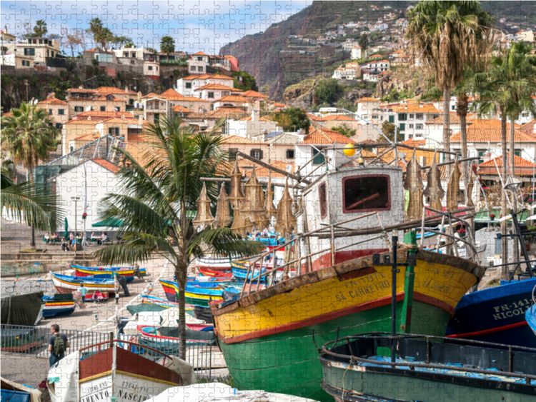 Produktbild: CALVENDO Puzzle Camara de Lobos | 1000 Teile Lege-Gr&ouml;&szlig;e 64x48cm Foto-Puzzle f&uuml;r gl&uuml;ckliche Stunden