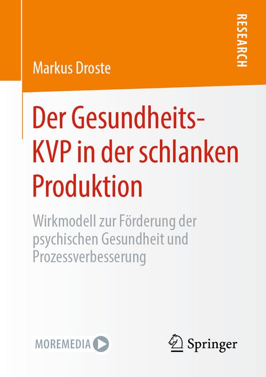 Produktbild: Der Gesundheits-KVP in der schlanken Produktion
