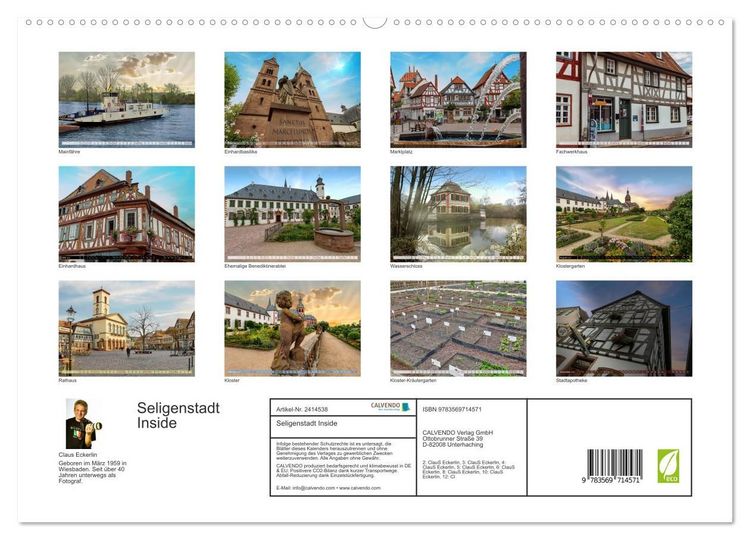 Produktbild: Seligenstadt Inside (hochwertiger Premium Wandkalender 2027 DIN A2 quer), Kunstdruck in Hochglanz