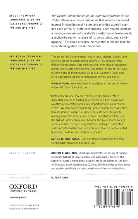 Produktbild: The New Jersey State Constitution