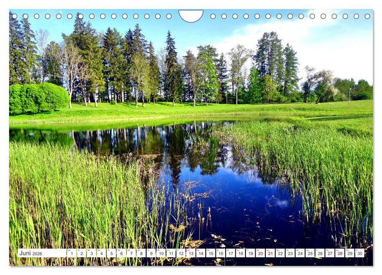Produktbild: Gr&uuml;nes Estland - Naturparadies am Baltischen Meer (Wandkalender 2026 DIN A4 quer), CALVENDO Monatskalender
