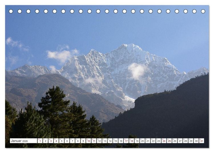 Produktbild: Im Reich des Sagarmatha (Tischkalender 2026 DIN A5 quer), CALVENDO Monatskalender