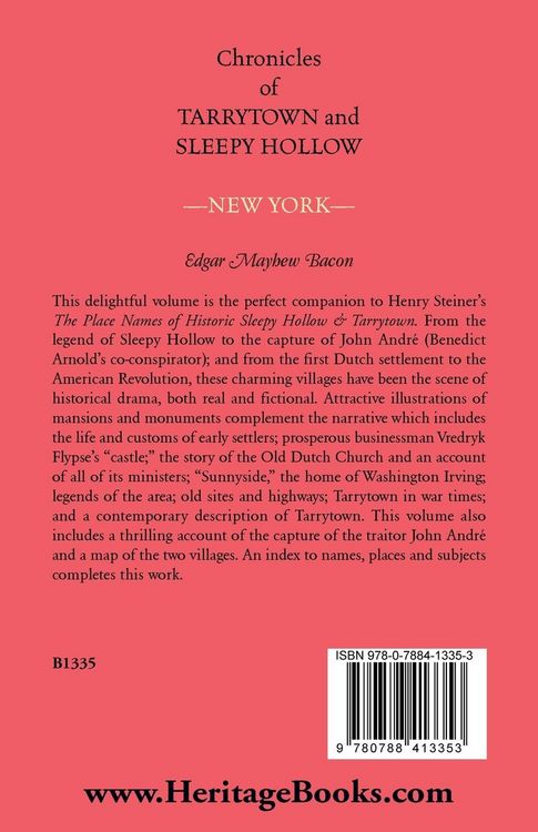 Produktbild: Chronicles of Tarrytown and Sleepy Hollow (New York)