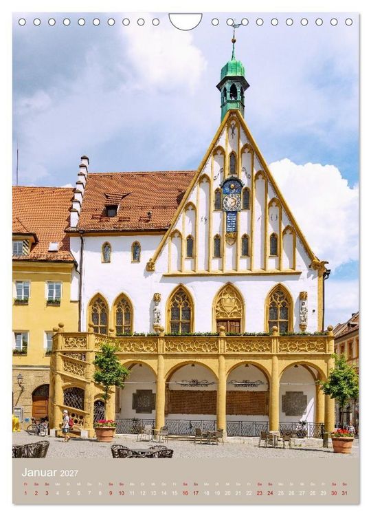 Produktbild: Zeitlose Oberpfalz Impressionen. Sehensw&uuml;rdigkeiten voller Vielfalt (Wandkalender 2027 DIN A4 hoch), CALVENDO Monatskalender