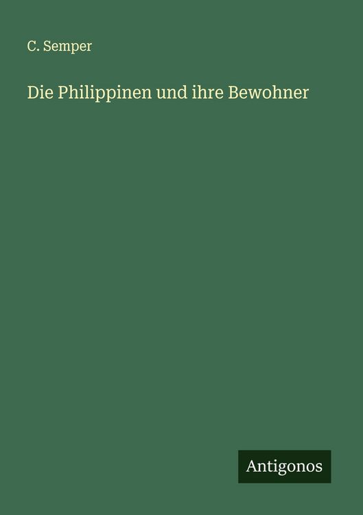 Produktbild: Die Philippinen und ihre Bewohner