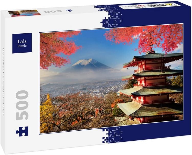 Produktbild: Lais Puzzle Mount Fuji Japan in Herbstfarben 500 Teile