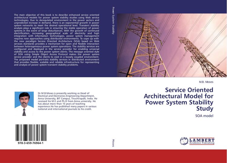Produktbild: Service Oriented Architectural Model for Power System Stability Study