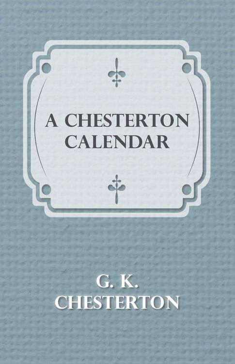 Produktbild: A Chesterton Calendar
