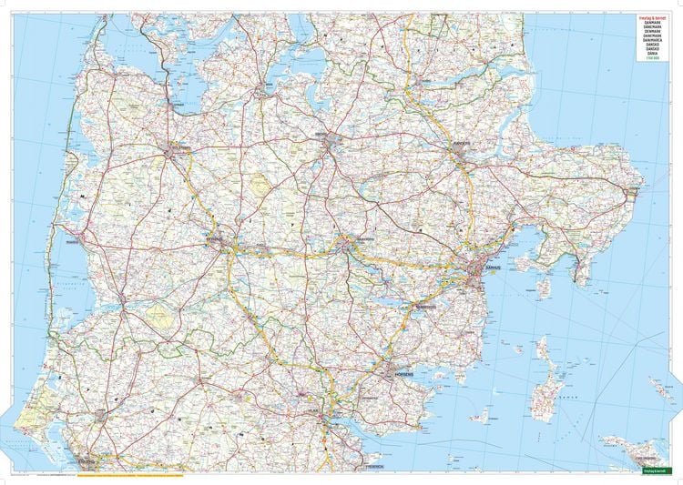 Produktbild: D&auml;nemark Nord und S&uuml;d, Stra&szlig;enkarten-Set 1:150.000, freytag & berndt