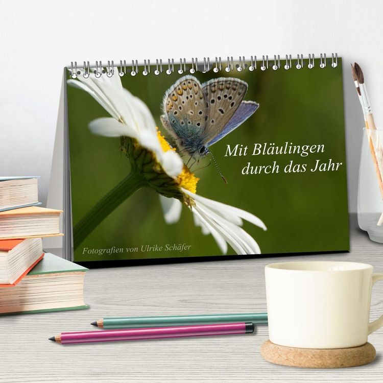 Produktbild: Mit Bl&auml;ulingen durch das Jahr (Tischkalender 2027 DIN A5 quer), CALVENDO Monatskalender