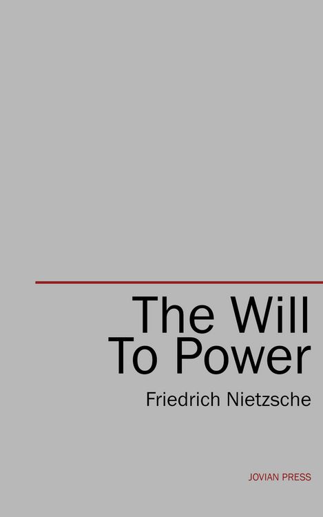 Produktbild: The Will to Power