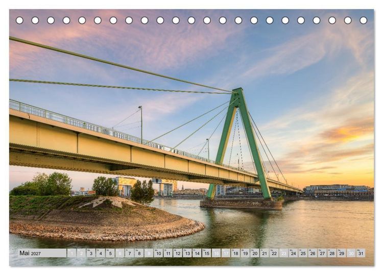 Produktbild: Wundersch&ouml;nes K&ouml;ln (Tischkalender 2027 DIN A5 quer), CALVENDO Monatskalender