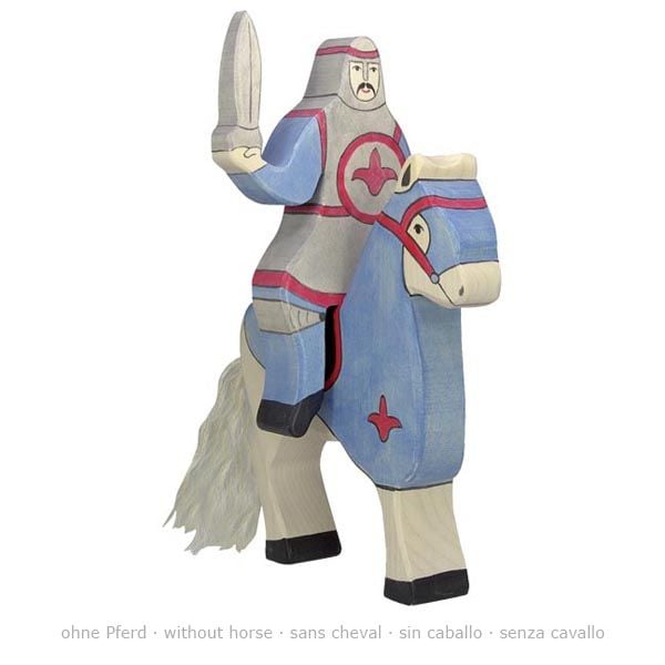 Produktbild: Blauer Ritter, reitend (ohne Pferd)