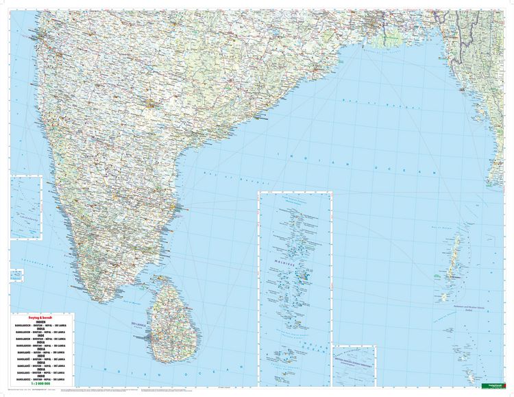 Produktbild: Indien - Nepal - Bangladesch - Bhutan - Sri Lanka