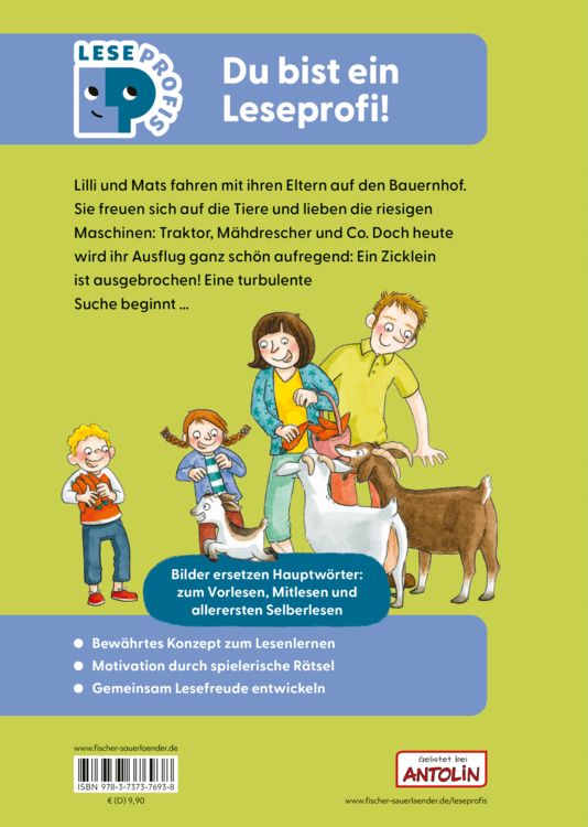 Produktbild: Leseprofis &ndash; Mit Bildern lesen lernen: Wirbel auf dem Bauernhof, Erstes Lesen