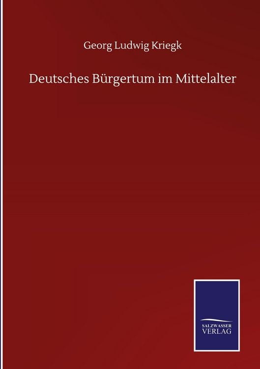 Produktbild: Deutsches B&uuml;rgertum im Mittelalter