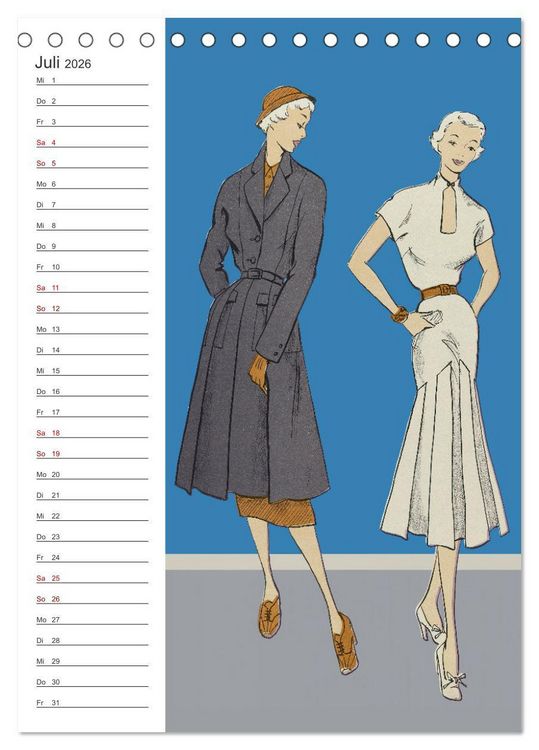 Produktbild: Historische Eleganz (Tischkalender 2026 DIN A5 hoch), CALVENDO Monatskalender
