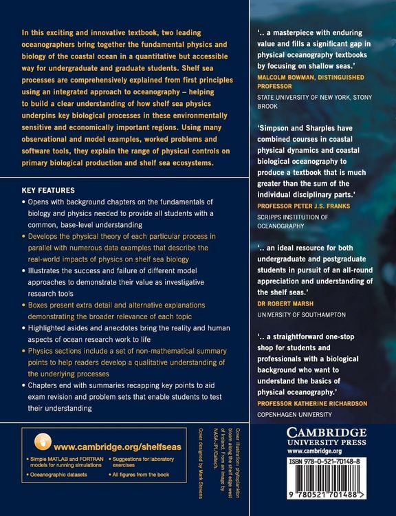 Produktbild: Introduction to the Physical and Biological Oceanography of Shelf Seas
