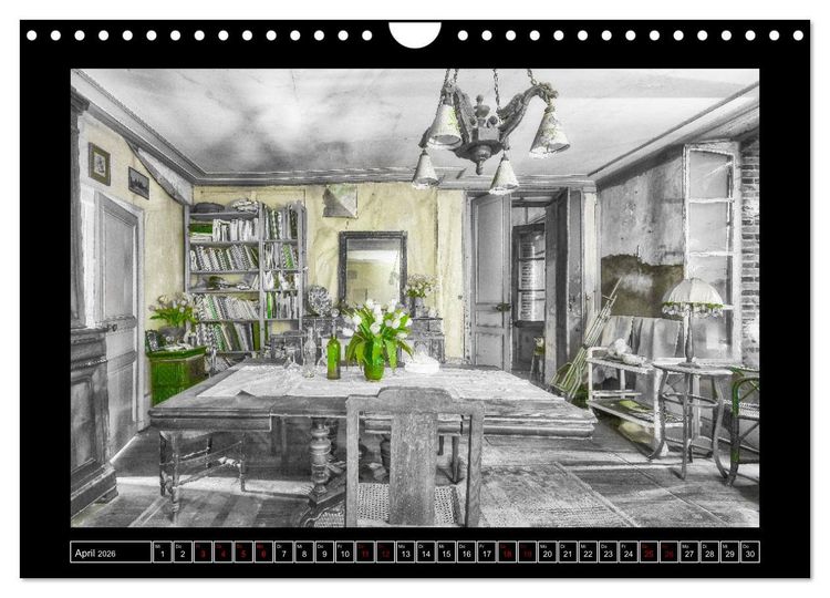 Produktbild: Lost Places - Farbenspiele (Wandkalender 2026 DIN A4 quer), CALVENDO Monatskalender